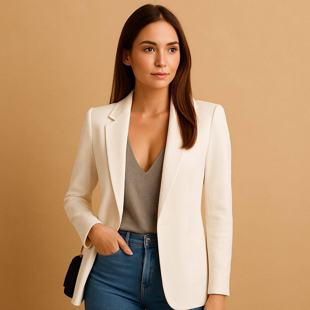Montrel™ | Blazer long et ajusté pour femmes