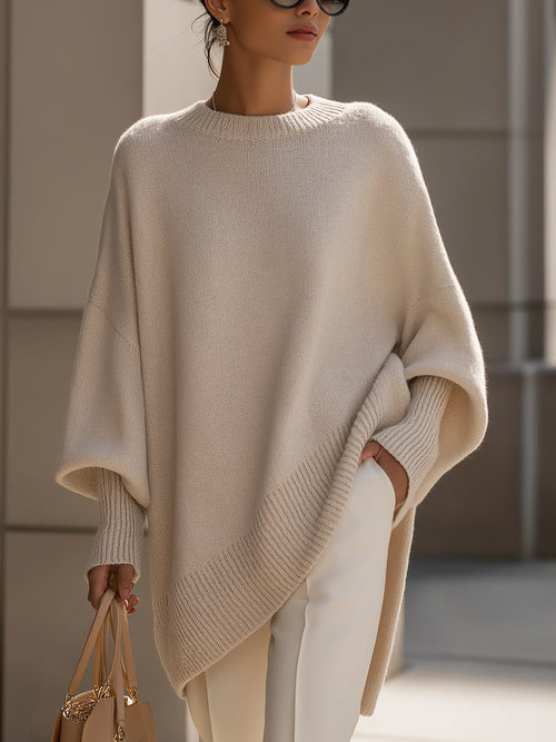 Valentina | Sueter tipo poncho extra grande