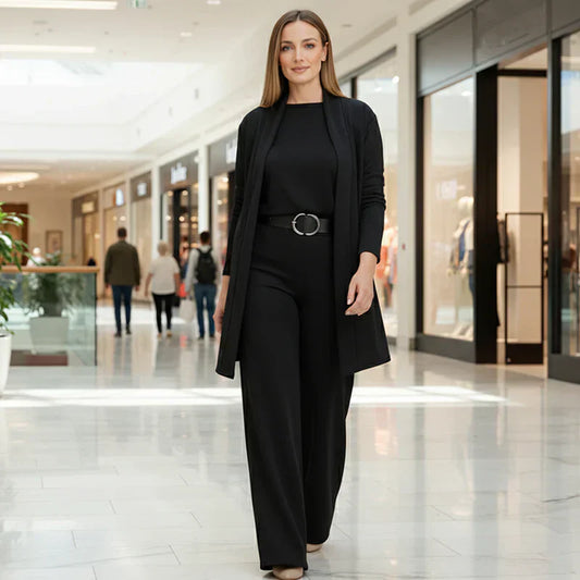 Amira™ | Traje de tres piezas lujoso y cómodo para mujer