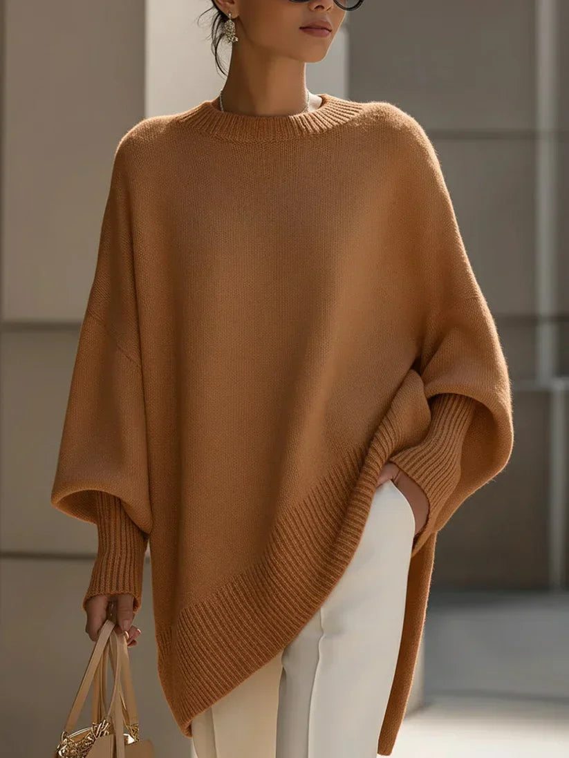 Valentina | Sueter tipo poncho extra grande