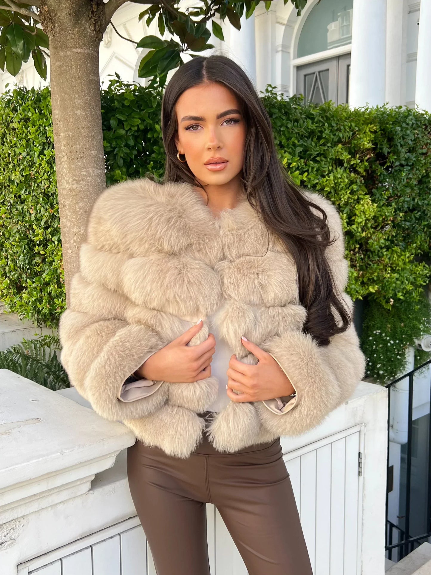 Chaqueta de piel Tiana Elegance
