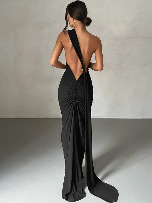 Vestido Largo sin espalda Celestial®